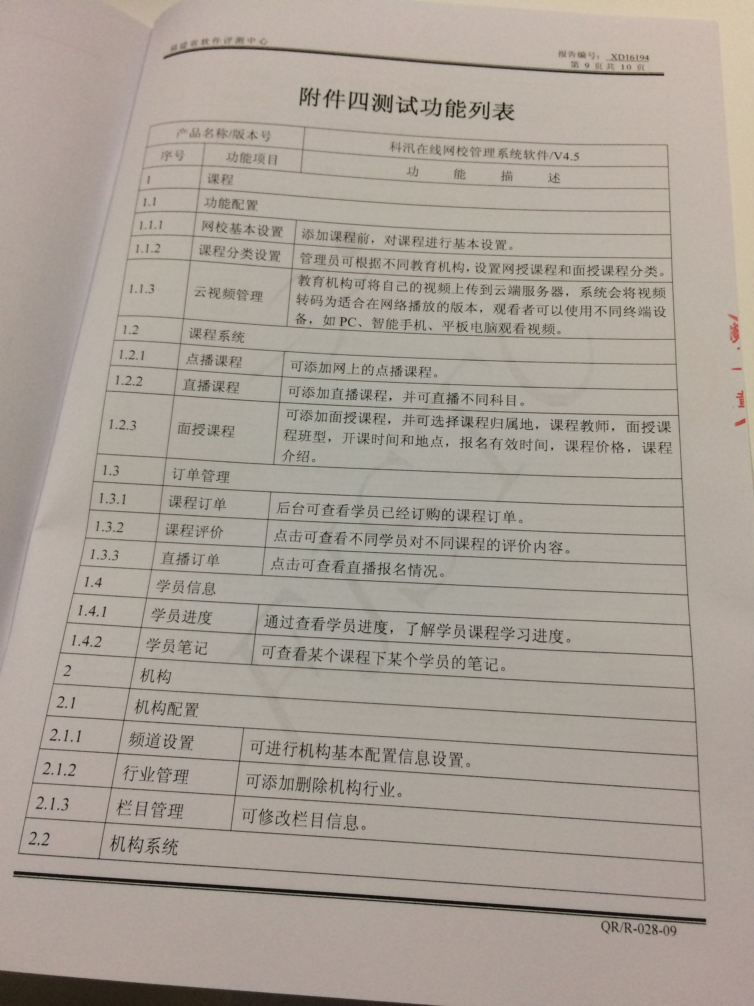 亚星代理管理网在线网校治理系统软件V4.5 测试报告！！ 第 9 张